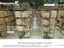 Tablet Screenshot of progressivelogistics.com